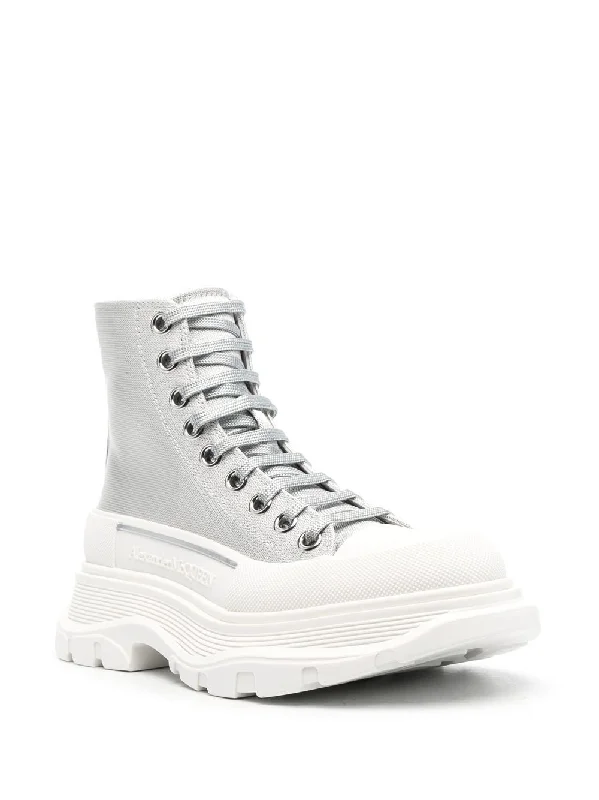 Alexander McQueen Boots Silver