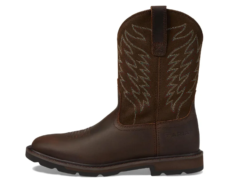 Men's Ariat Groundbreaker Wide Square Toe (Wide)