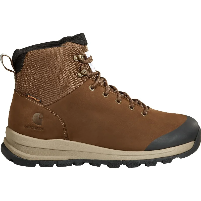 Carhartt Men's 5"" WP Alloy Toe Hiker Work Boot - Dark Brown - FH5520-M