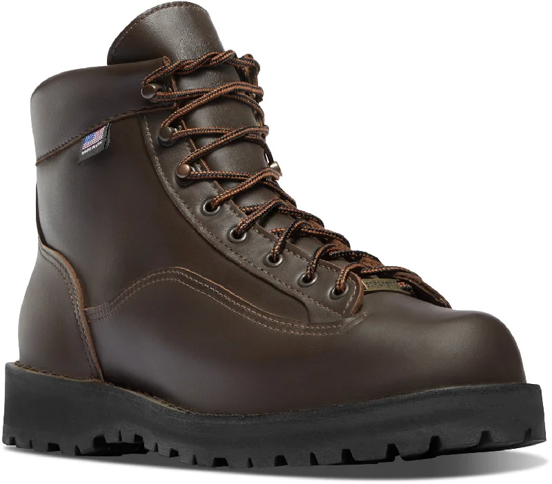 Danner Mens Explorer 6in Brown Leather Hiking Boots