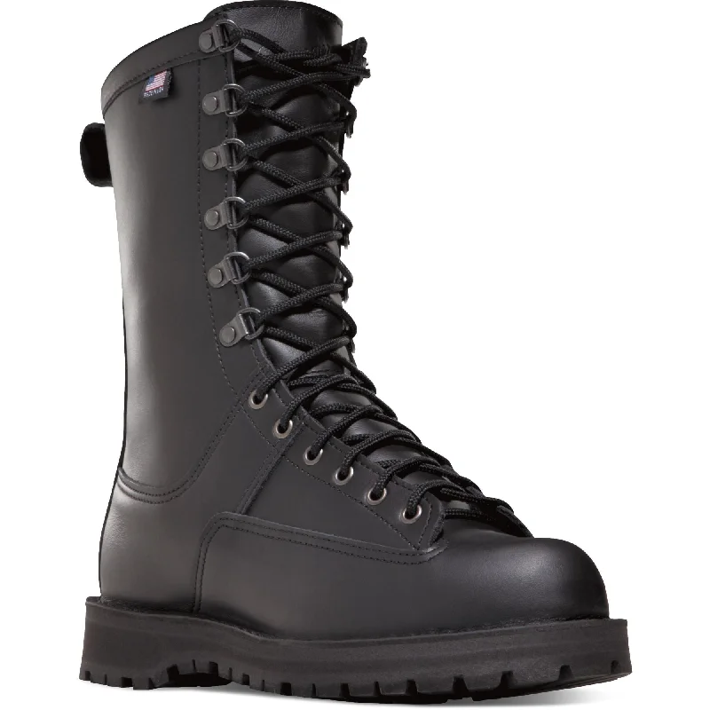 Danner Men's Fort Lewis USA Made 10"" Ins WP Duty Boot - Black - 69110