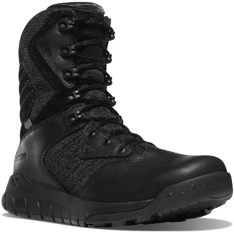 Danner Men's Instinct tactical 8"" WP Side Zip Ins Work Boot- Black - 25331