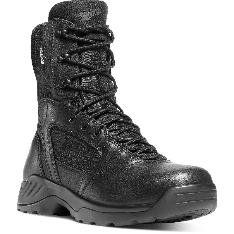 Danner Men's Kinetic 8"" Waterproof Duty Boot - Black - 28010