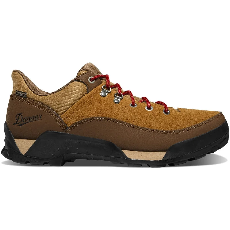 Danner Men's Panorama Low 4"" Waterproof Hiking Shoe - Brown/Red - 63470