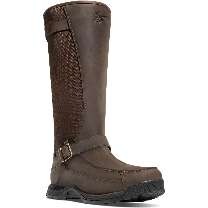 Danner Men's Sharptail 17"" Waterproof Snake Hunt Boot - Brown - 45040