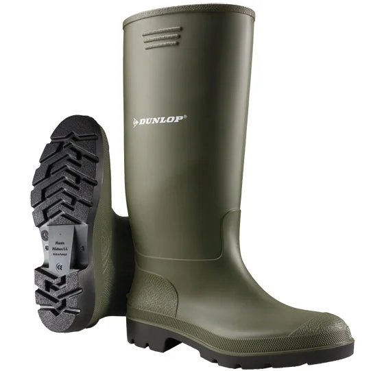 Dunlop Pricemastor Wellies - Green