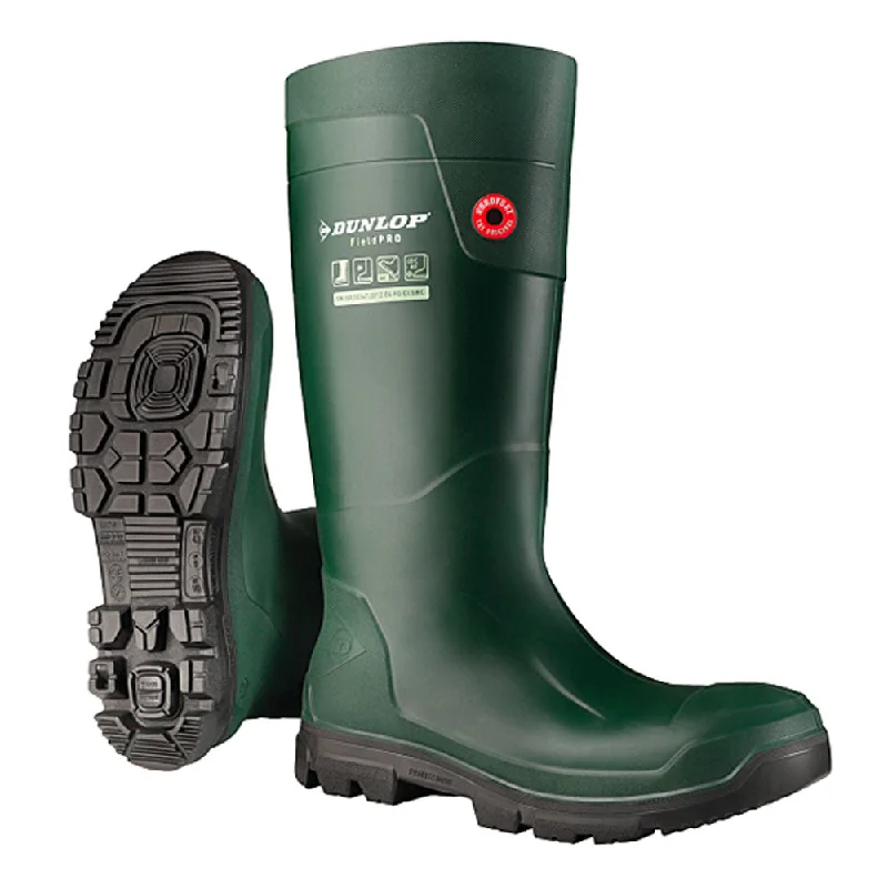 Dunlop Purofort Fieldpro Wellies - Green