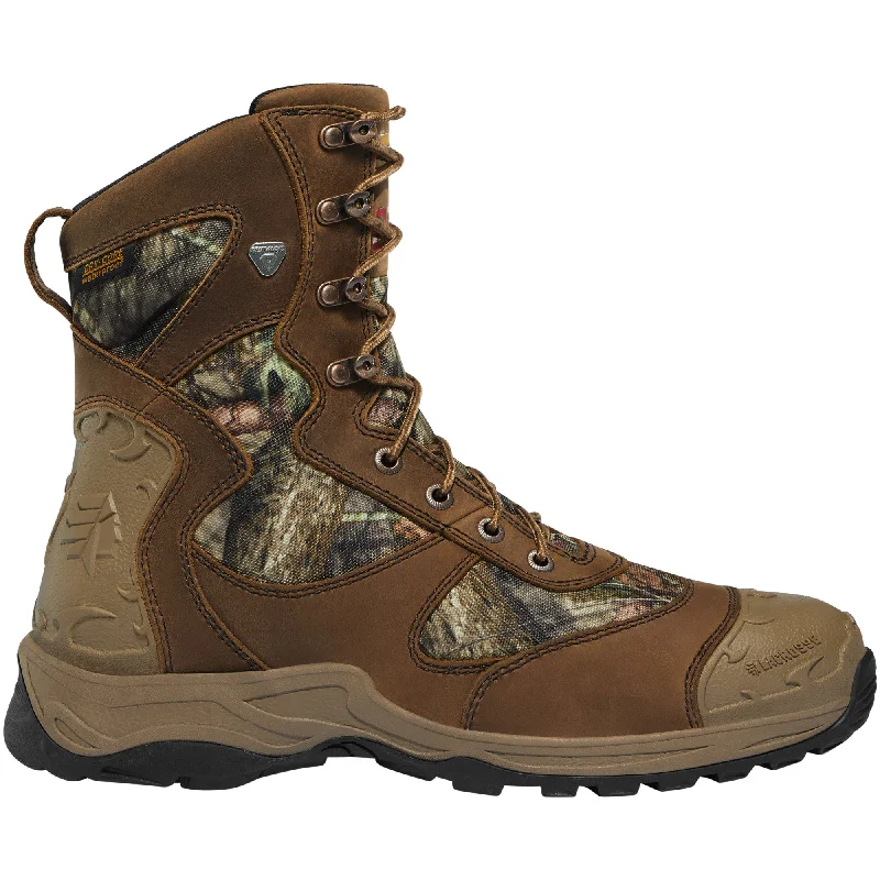 Lacrosse Men's Atlas 8"" Soft Toe WP 1200G Ins Hunt Boot- Mossy Oak- 572113