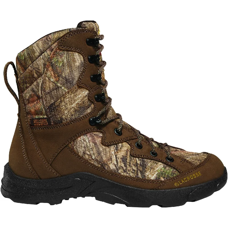 Lacrosse Men's Clear Shot 8"" WP 400G Hunt Boot - Mossy Oak - 542161