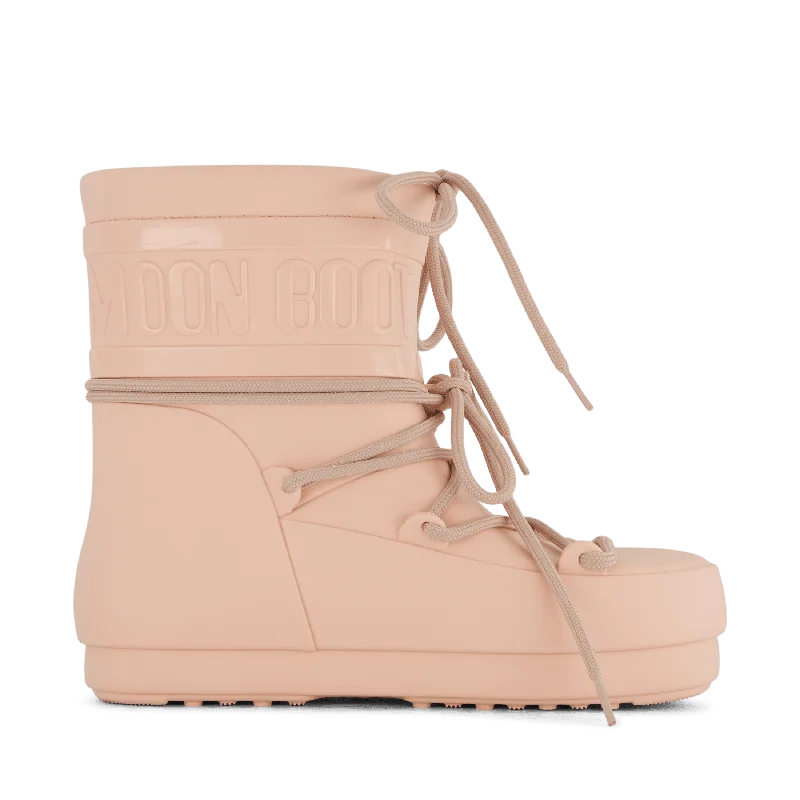 Mb Moon Boot Rainboot Low Bisque