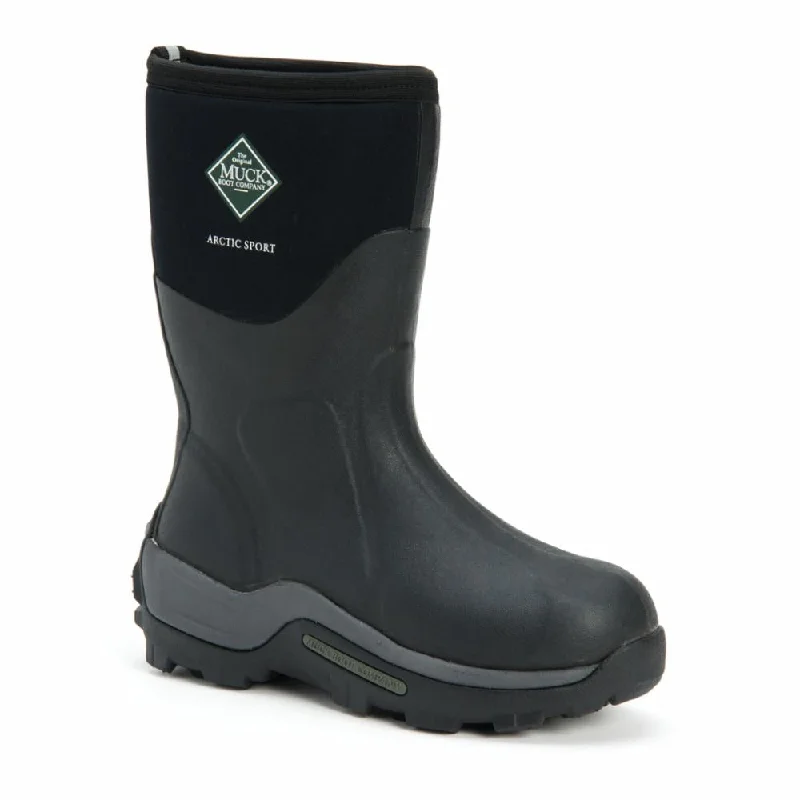 Muck Footwear Men ARCTIC SPORT MID BLACK