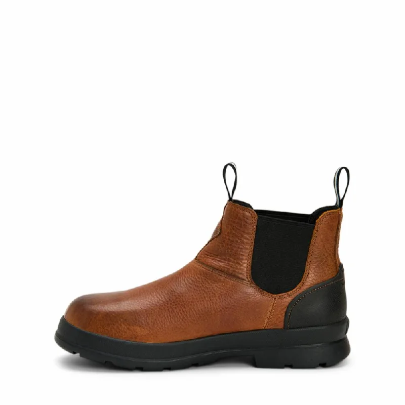 Muck Footwear Men CHORE FARM LEATHER CARAMELLEATHER