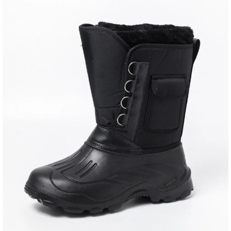 Non-Slip Platform Short Plush Snow Boots