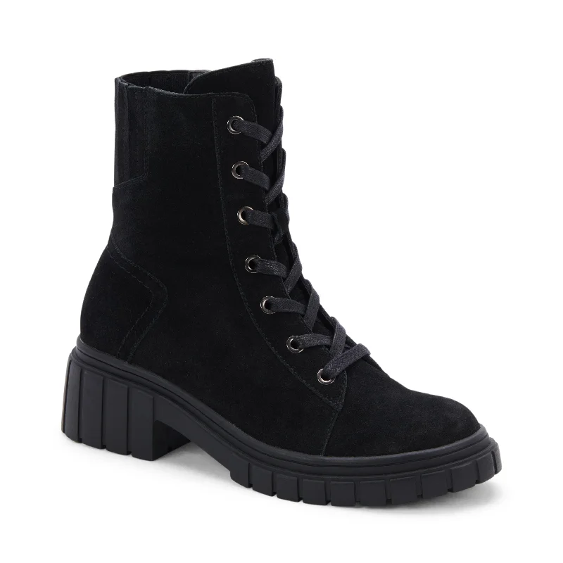 BLACK SUEDE / 5.5 M