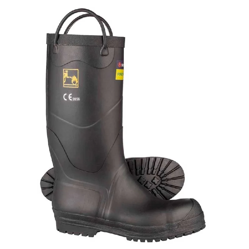 Skellerup Firefighter Wellies - Black