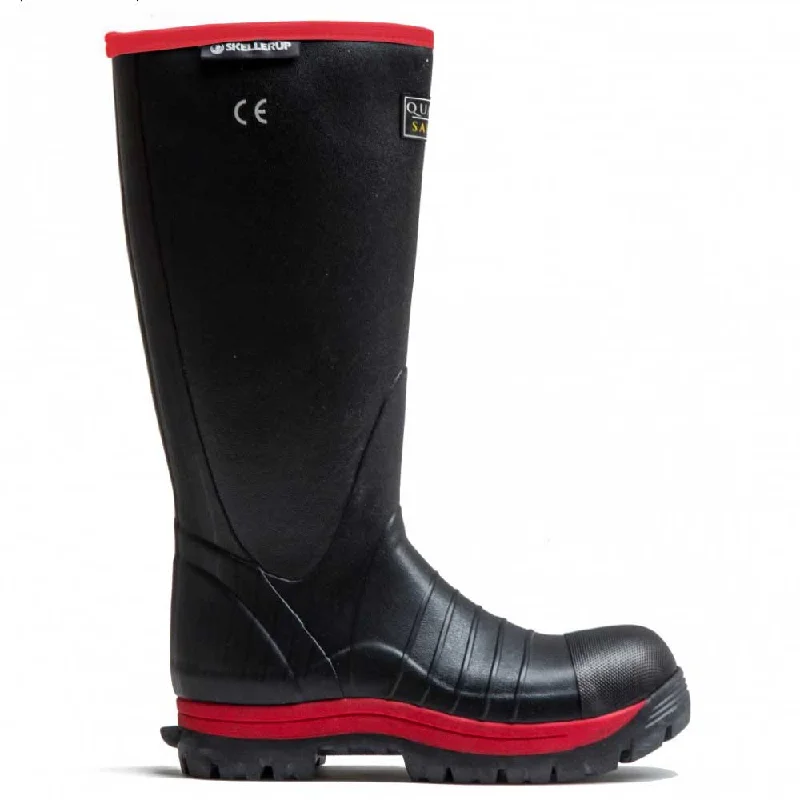 Skellerup Quatro Uninsulated S5 Super Safety Wellies - Black