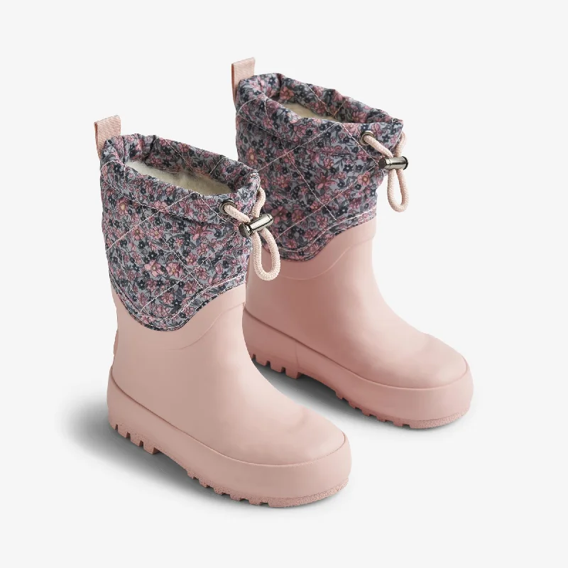 Thermo Snowboot Drizzle - winter flowers