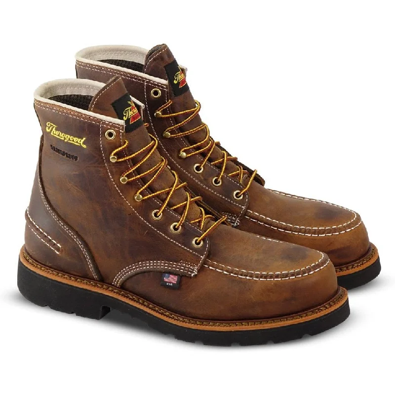 Thorogood Men's 1957 Series 6"" Stl Toe WP USA Made Work Boot - 804-3696