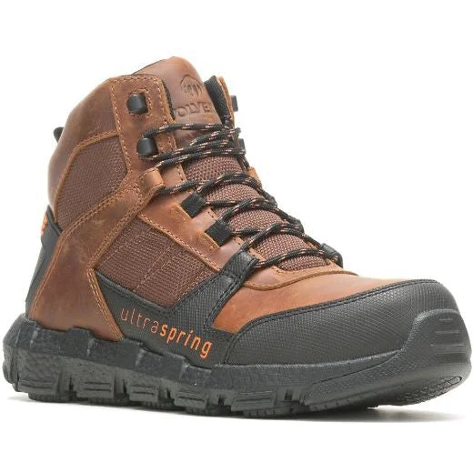 Wolverine Men's Rev 6"" UltraSpring Durashocks ST Work Boot - Tobacco -  W220018