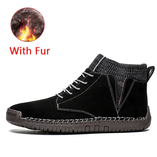 Black Fur / 6.5 / D - Medium