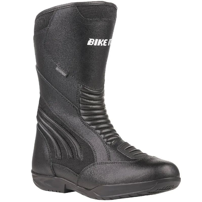 Bikeit Burhou CE Waterproof Sports touring Boots - Black