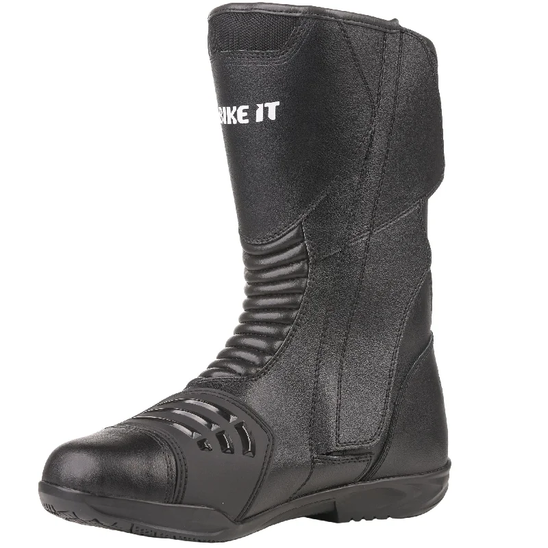 Bikeit Burhou CE Waterproof Sports touring Boots - Black