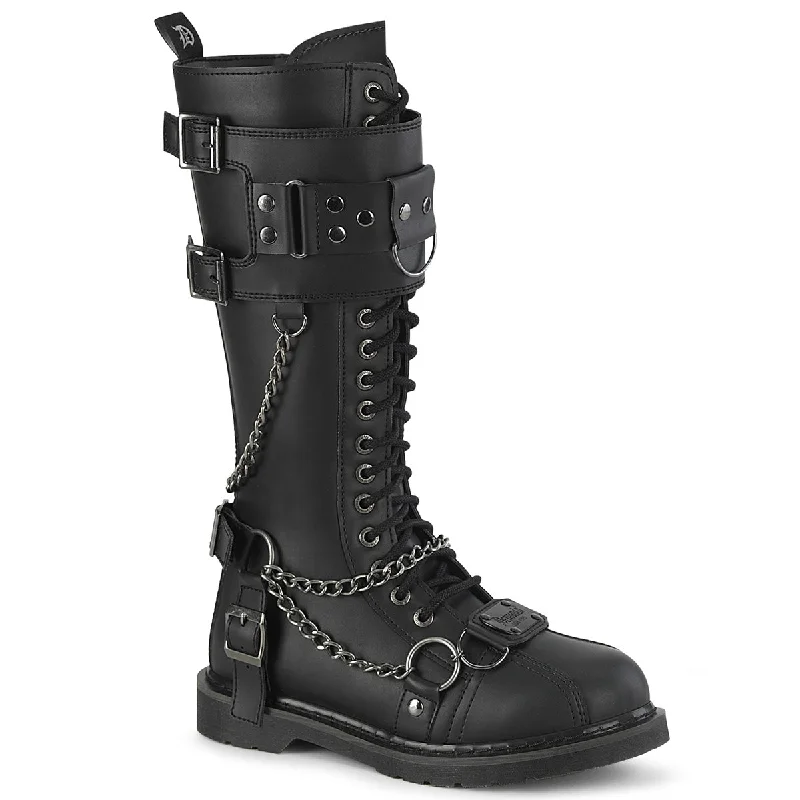 Knee High Combat Boots Bolt-415 (UNISEX)