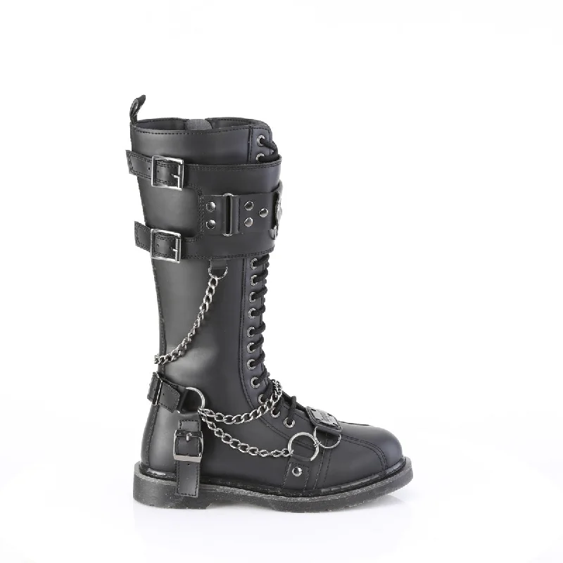 Knee High Combat Boots Bolt-415 (UNISEX)