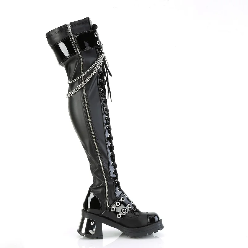 CyberGoth Over The Knee Boots