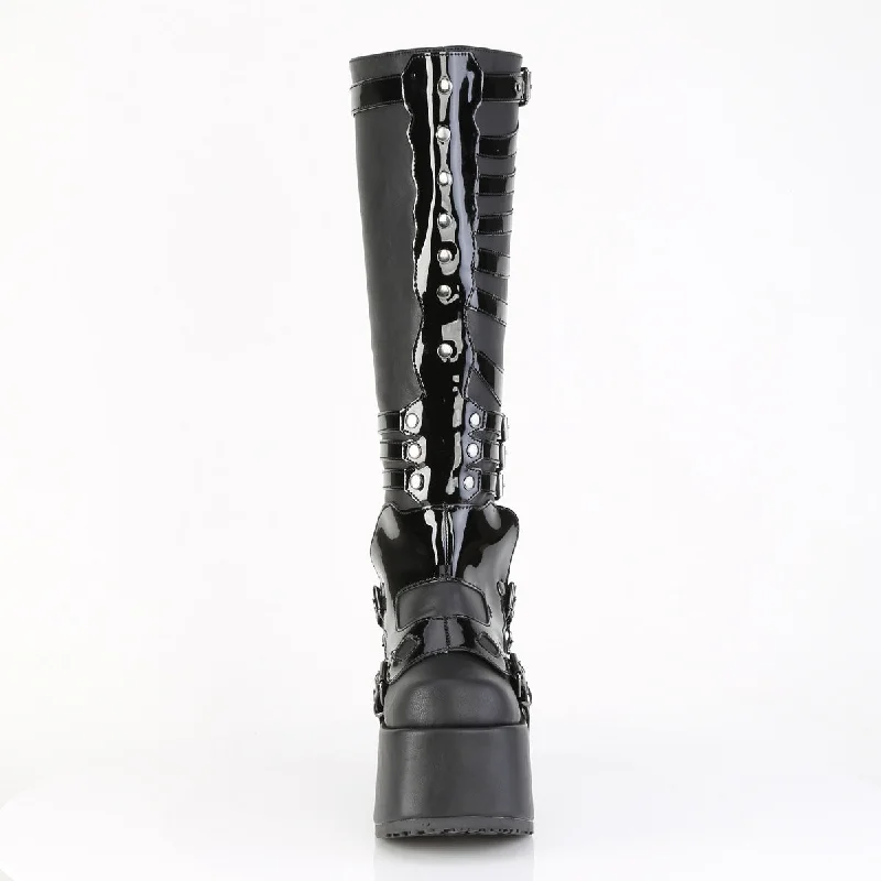 CyberGoth Platform Chunky Boots Camel-235