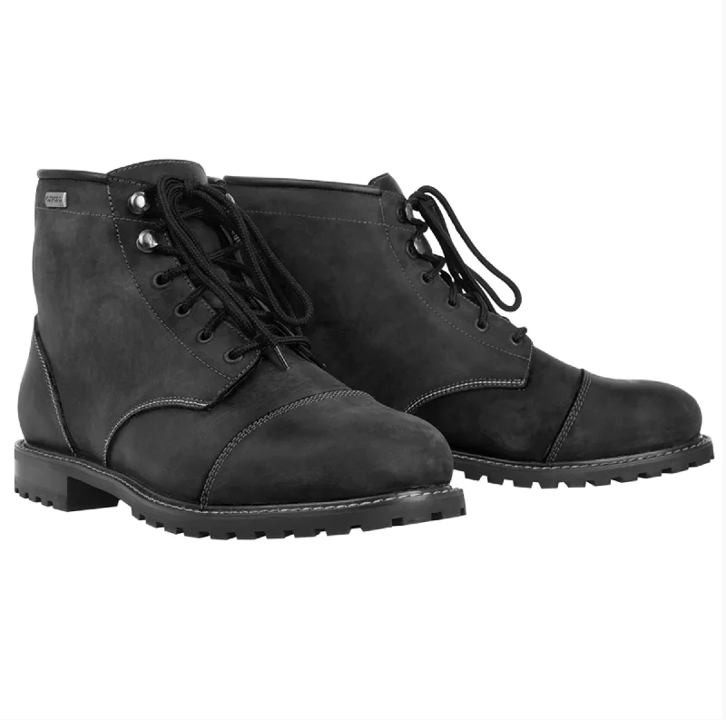 Hardy Charcoal Biker Boots by Oxford