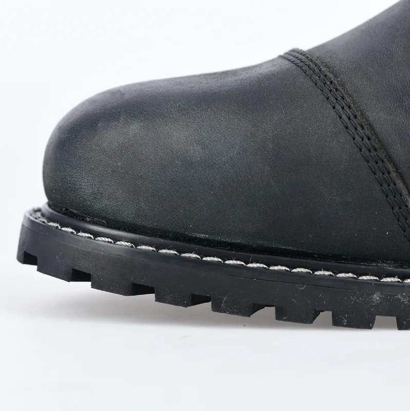 Hardy Charcoal Biker Boots by Oxford