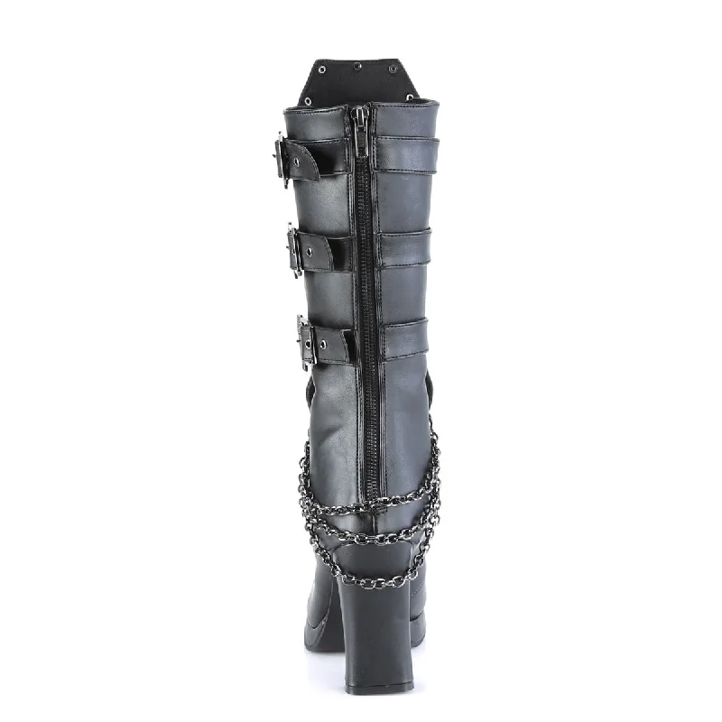 Hell Raider Mid-Calf Boots (Demonia Crypto-67)