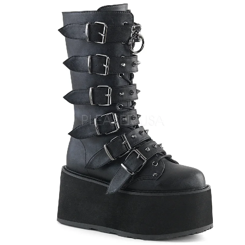 Damned Platform Boots Black