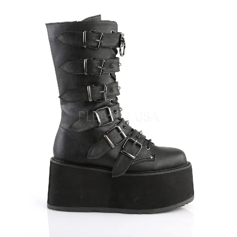 Damned Platform Boots Black