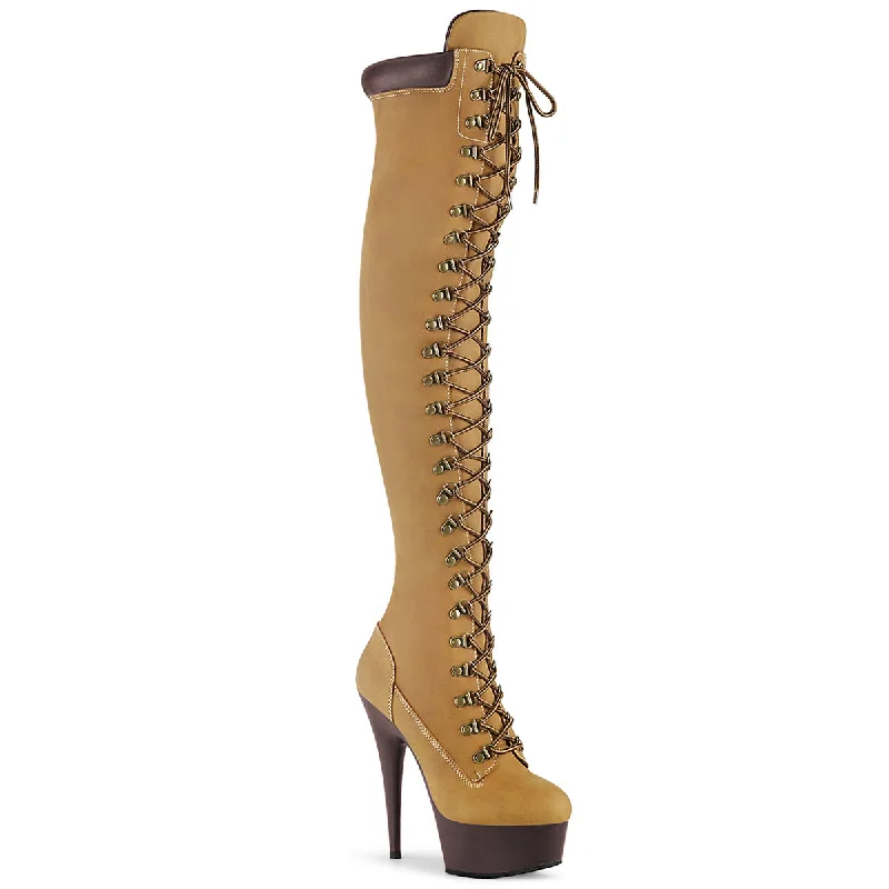 Nubuck Thigh High Boots