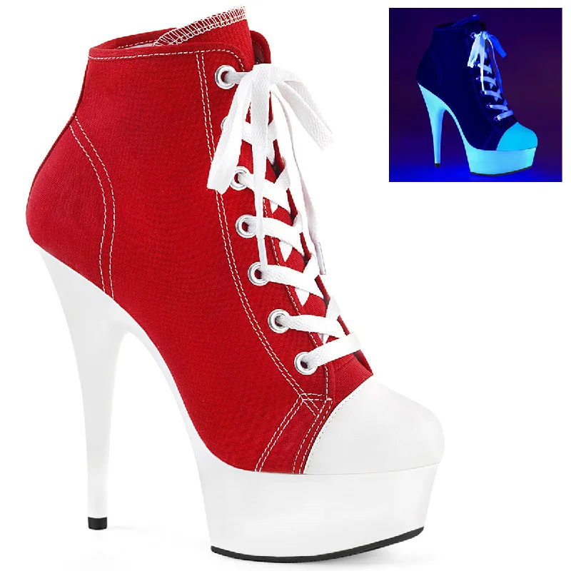 Harley Quinn Platform Sneakers Red(Pleaser Delight-600SK-02)