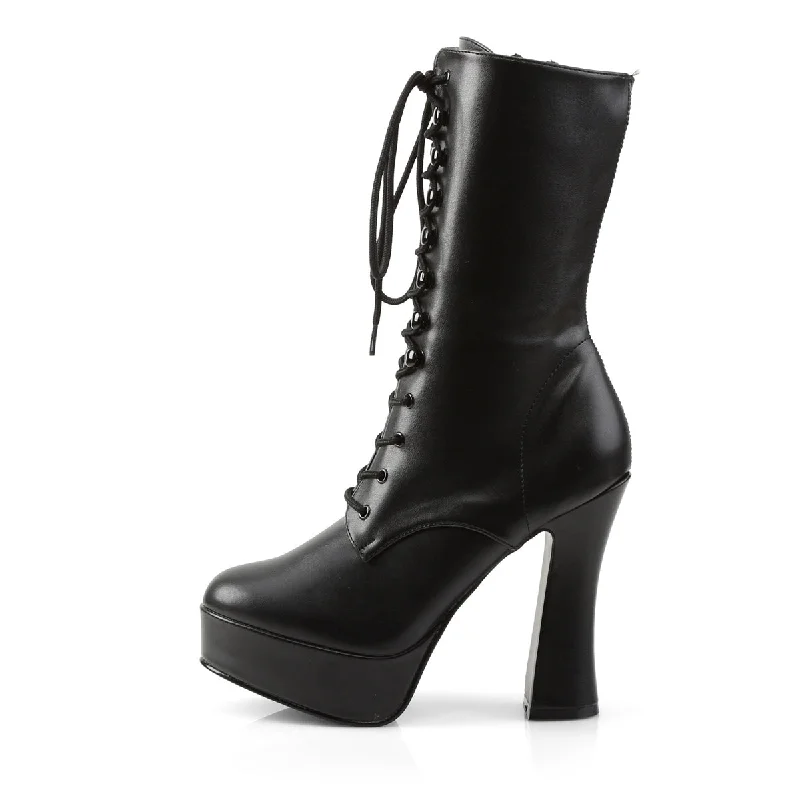 Electra-1020 Platform Ankle Boots Black PU