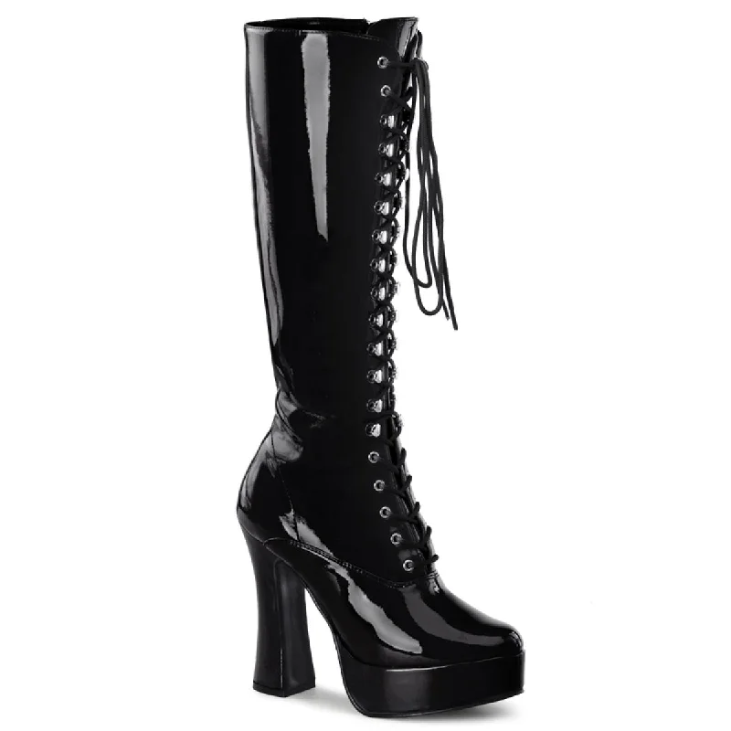 Sexy Electra Knee High Boots Black PA