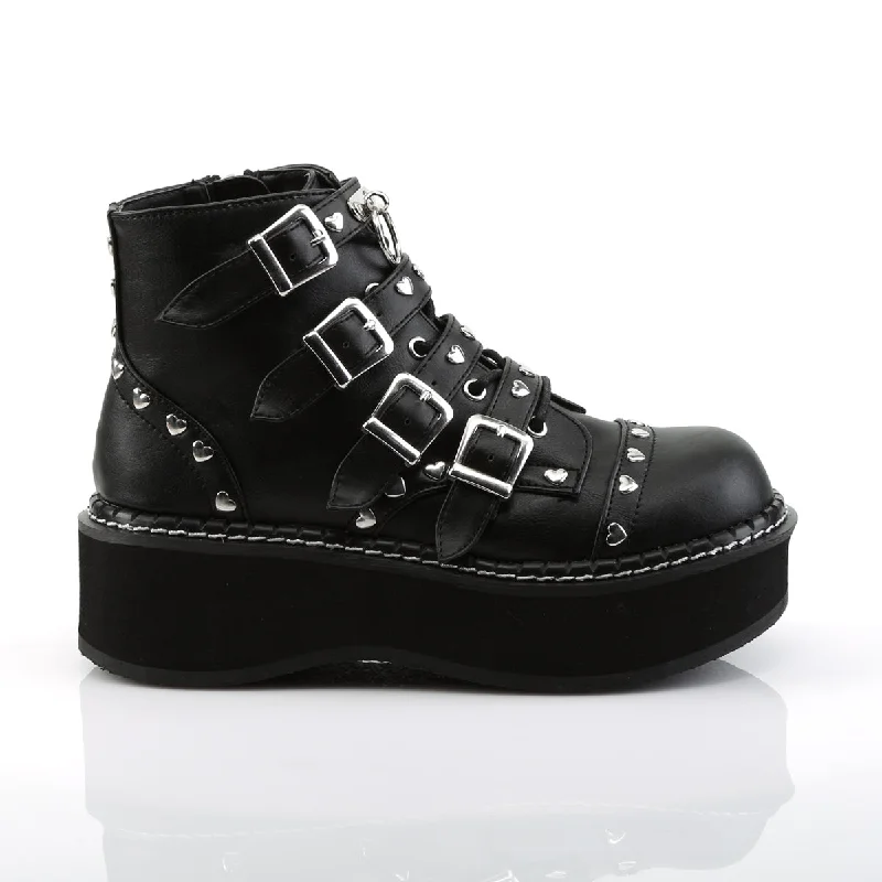 My Little Gothic Hearts Ankle Boots