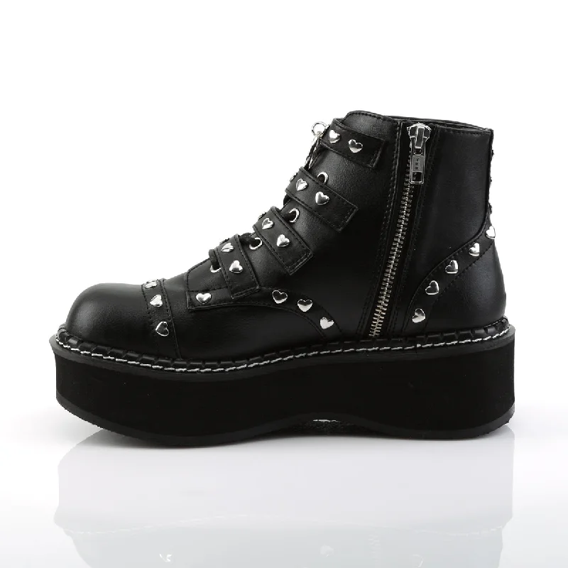 My Little Gothic Hearts Ankle Boots