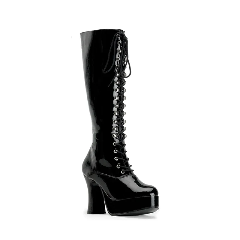 Exotica Platform Lace Up Boots Black PA