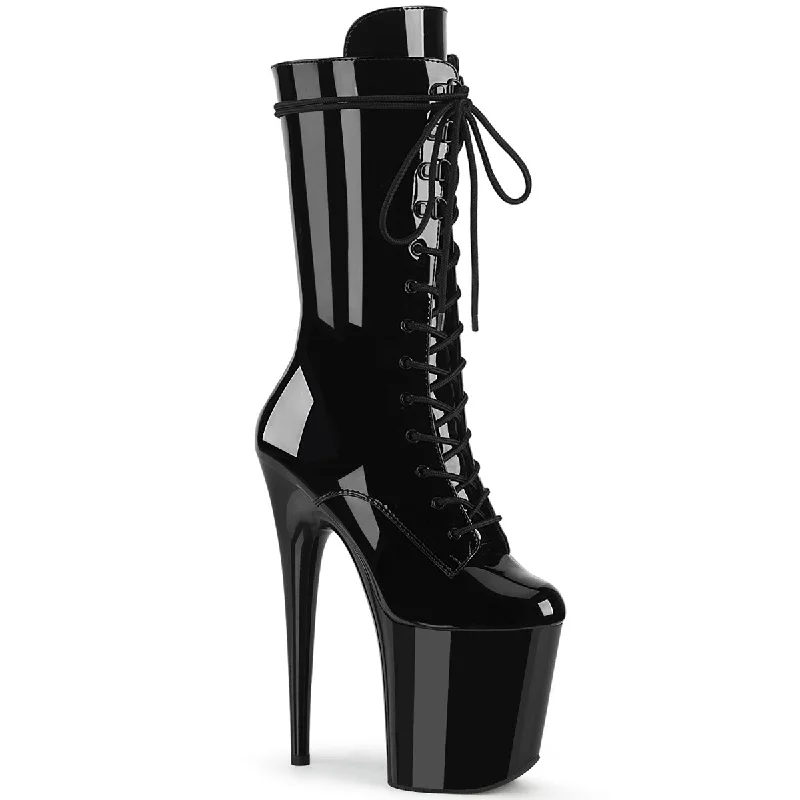 Flamingo Exotic Dancers Mid-Calf Boots Black PA