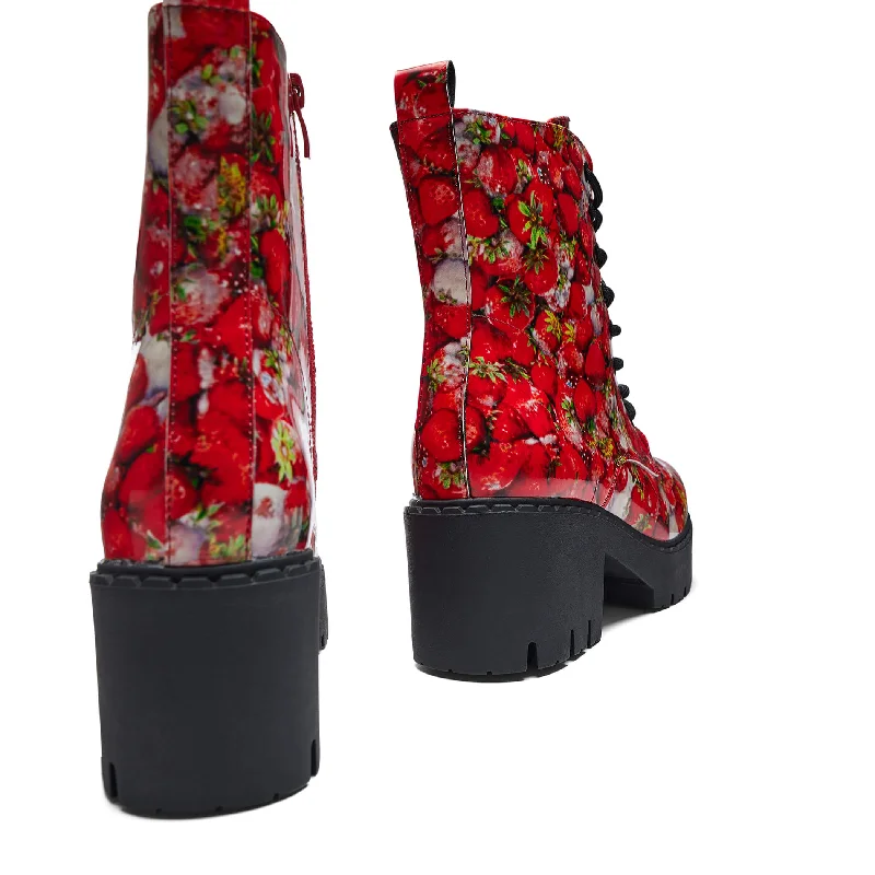 Frozen Strawberries Switch Boots