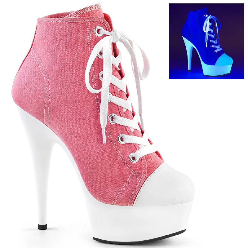 Harley Quinn Platform Sneakers Pink (Pleaser Delight-600SK-02)