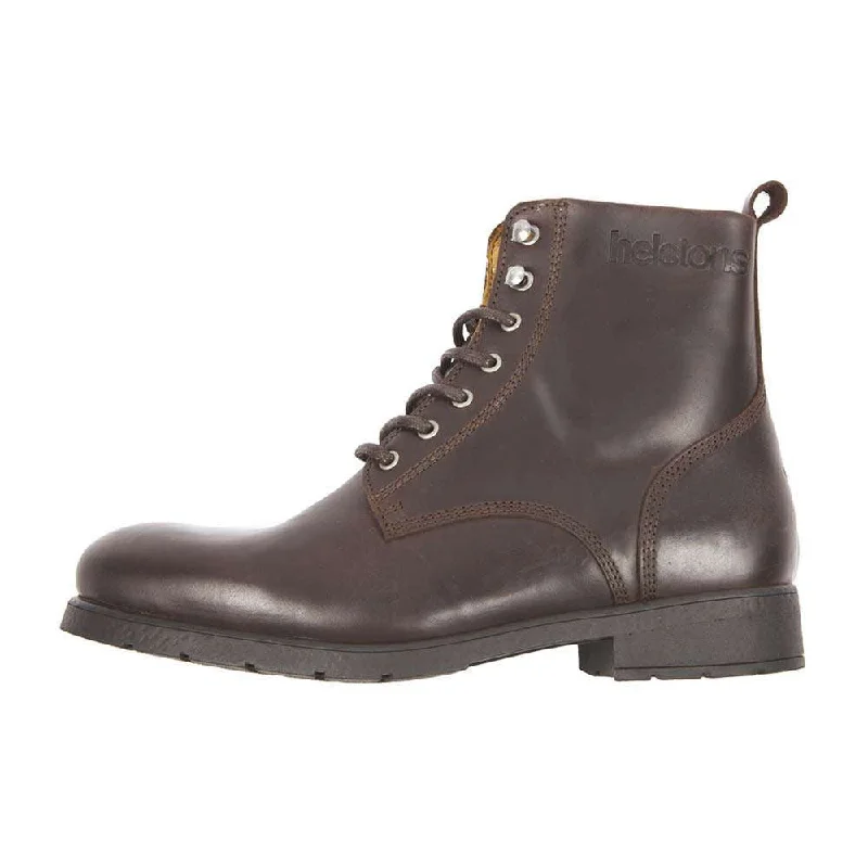 Helstons CITY Leather Motorcycle Boot - Brown