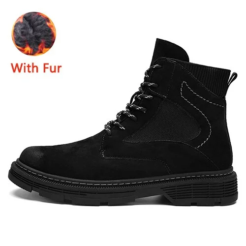 Black Fur / 6.5 / D - Medium