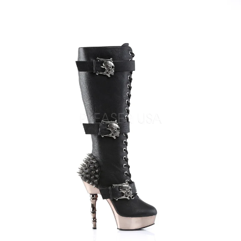 Knee High Skull Boots Muerto-2028