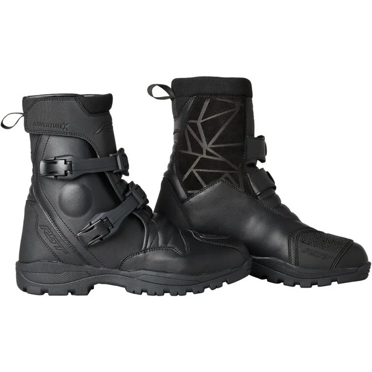 RST Adventure-X Mid CE Waterproof Motorcycle Adventure Boots - Black