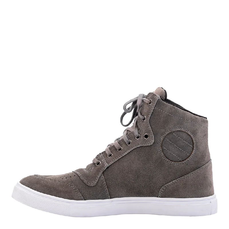 RST Hitop Ladies Moto Sneaker Urban Boots Suede - Grey